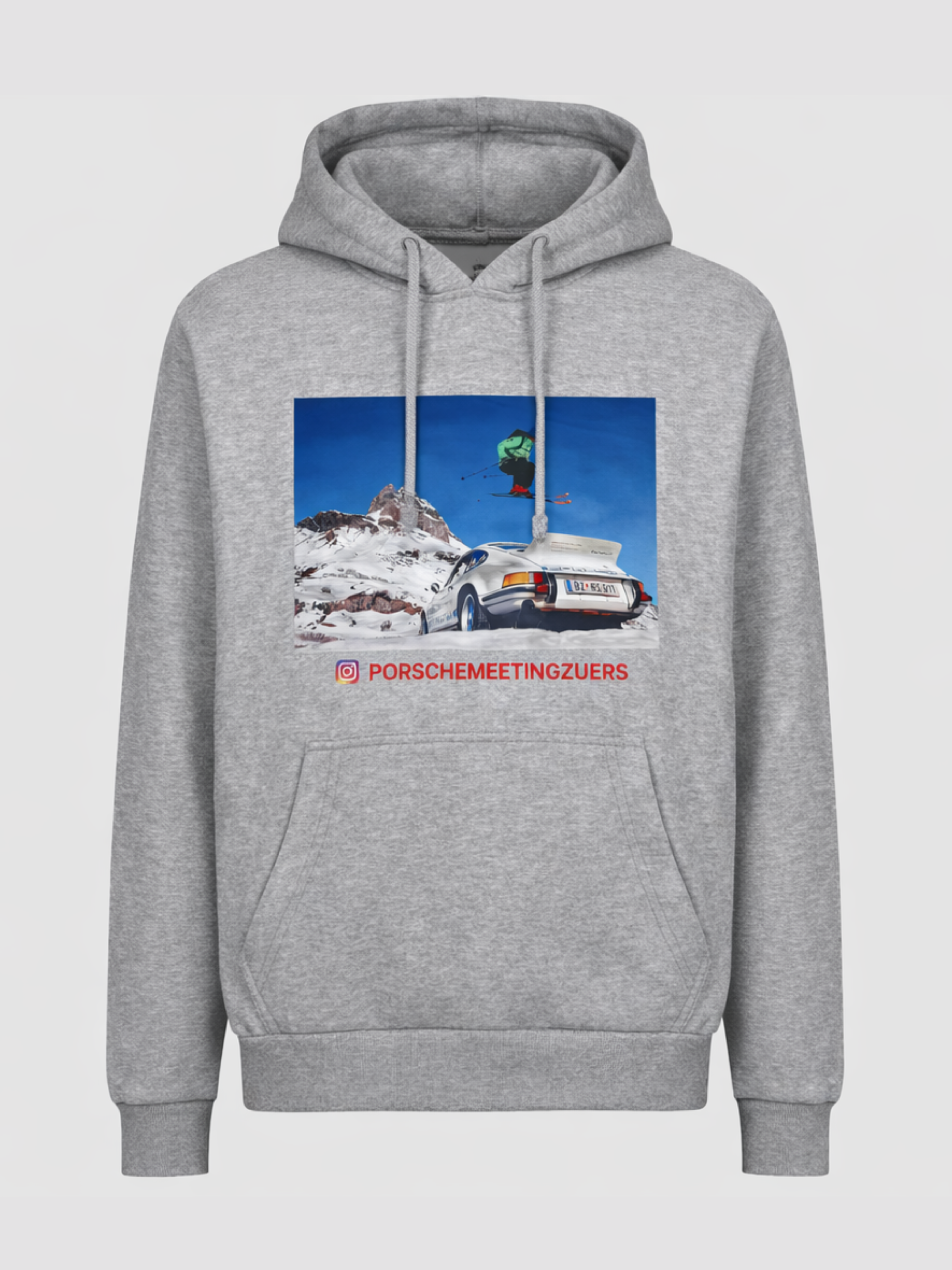 Hoodie mit Print: Der Sprung 2024