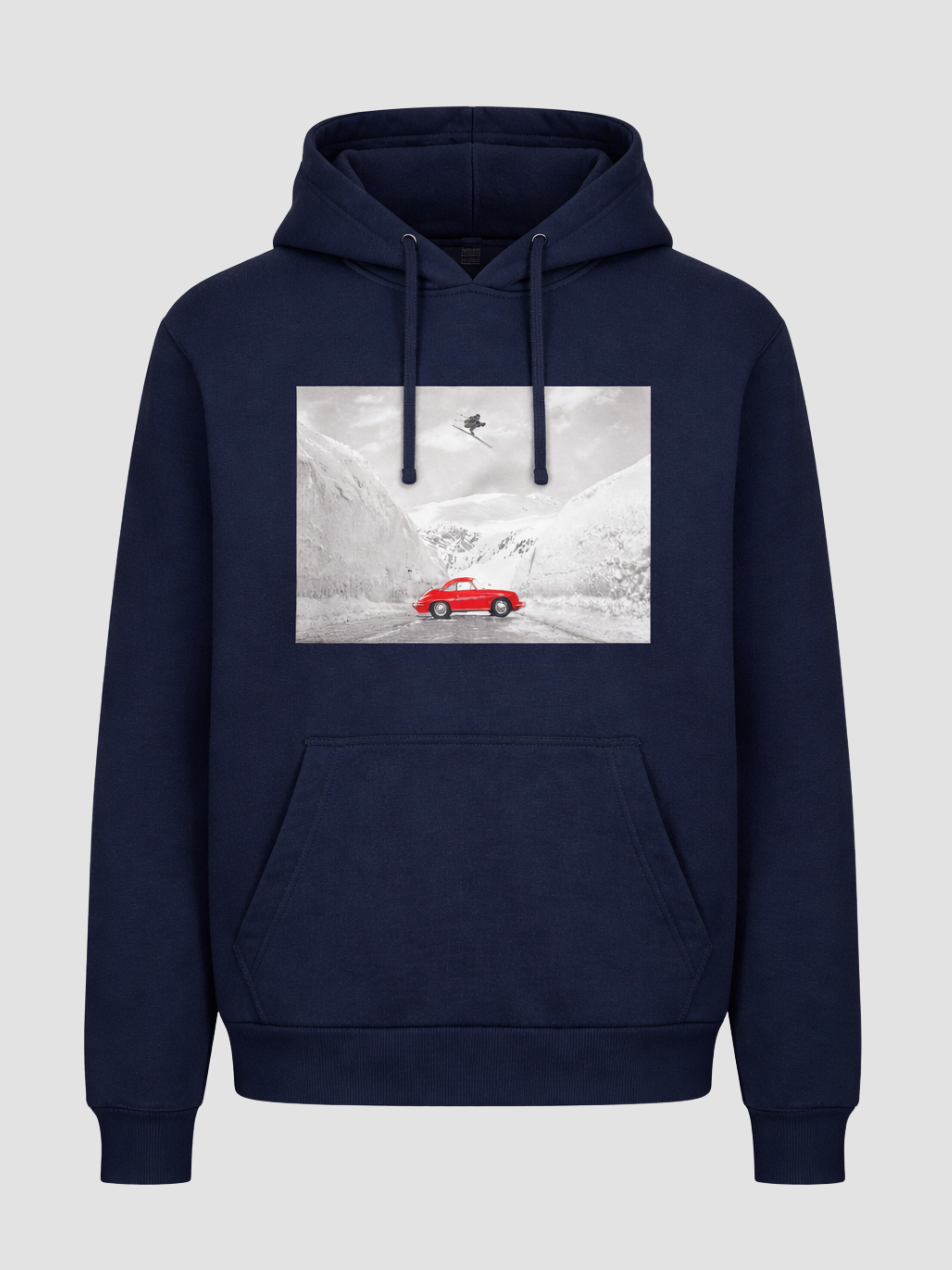 Hoodie mit Print: Der Sprung 1961