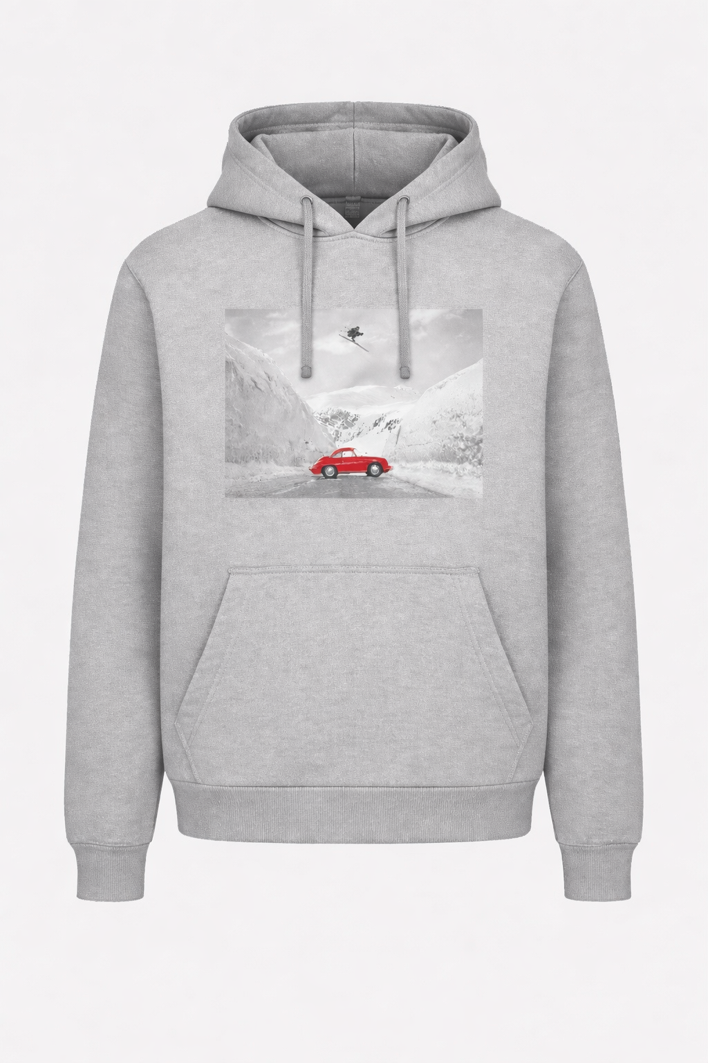 Hoodie mit Print: Der Sprung 1961