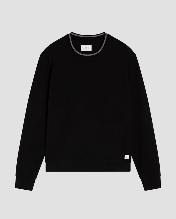 Sweatshirt Series Felpa Stretch Black