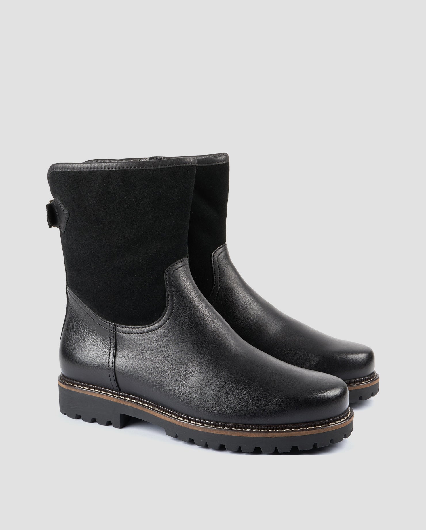 Schwarze Stiefelette