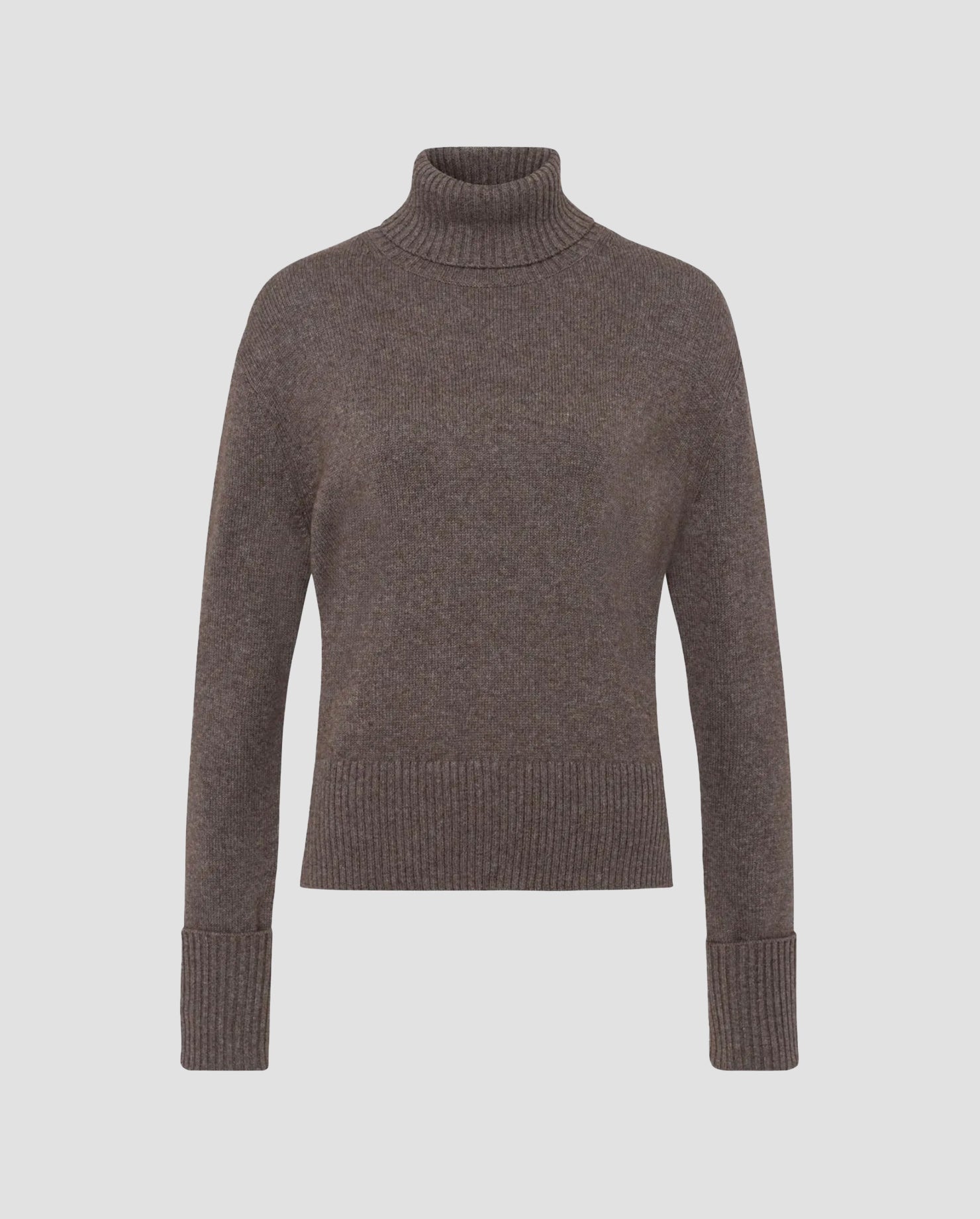 Loose turtleneck sweater