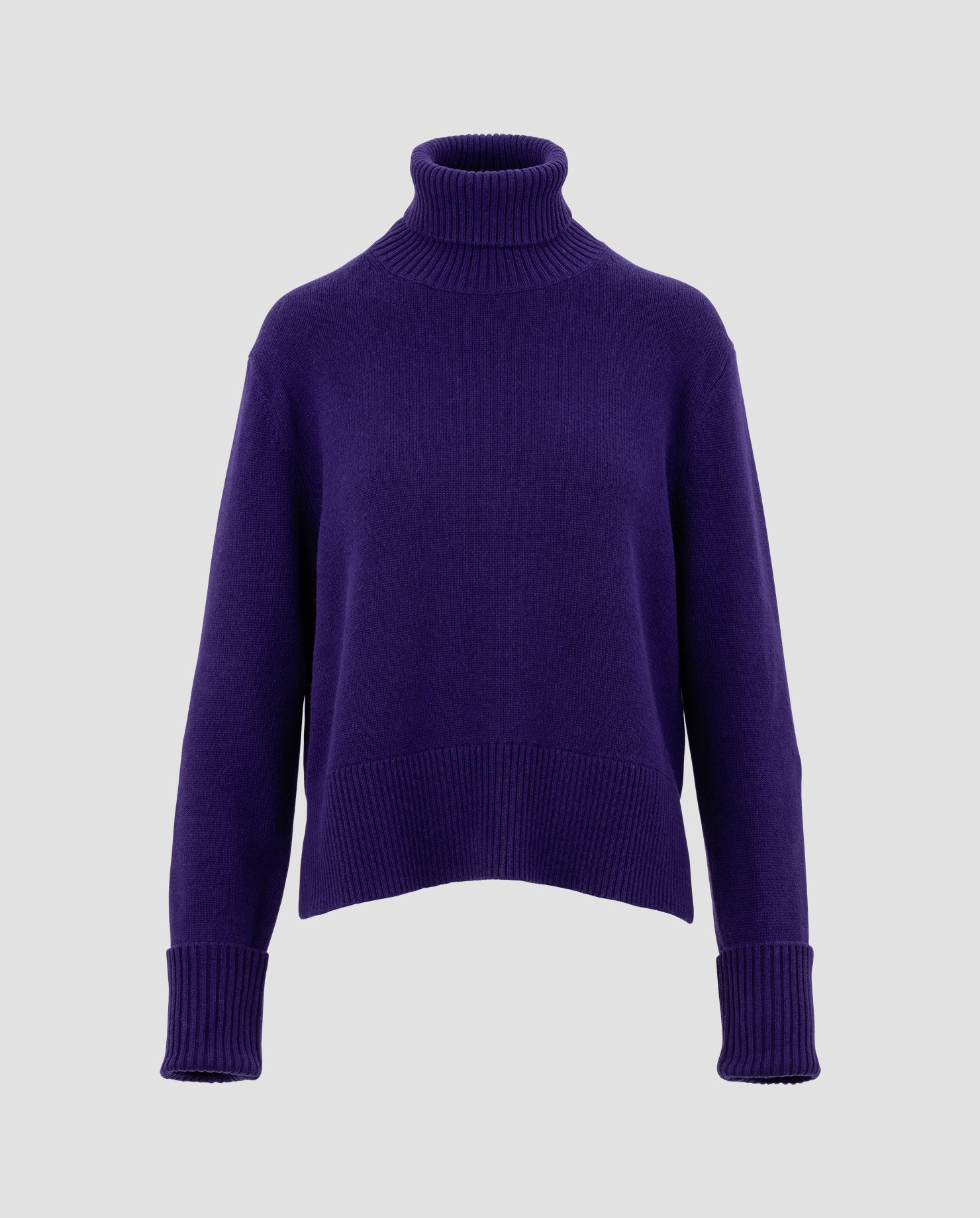 Loose turtleneck sweater